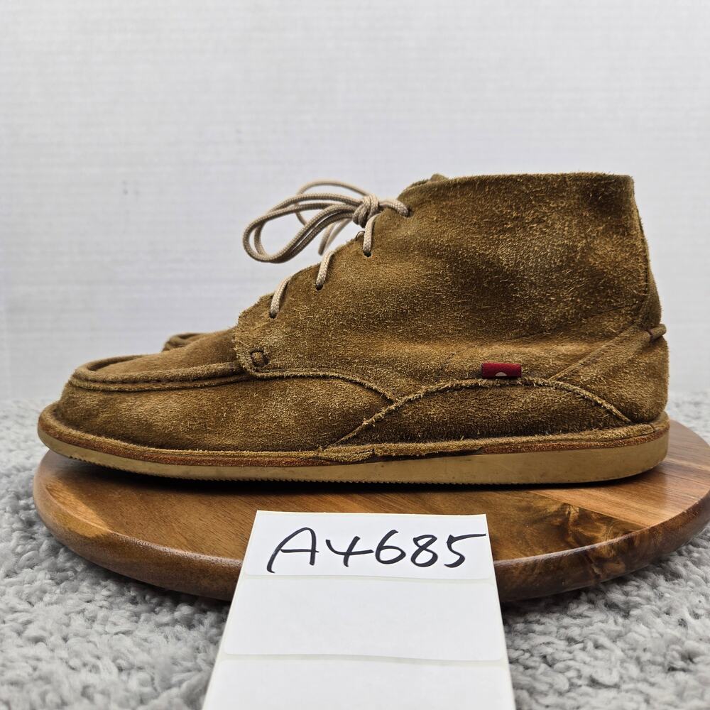 Oliberte Mens 42 Mogado Hi Brown Suede Casual Lifestyle Daily Chukka Boots
